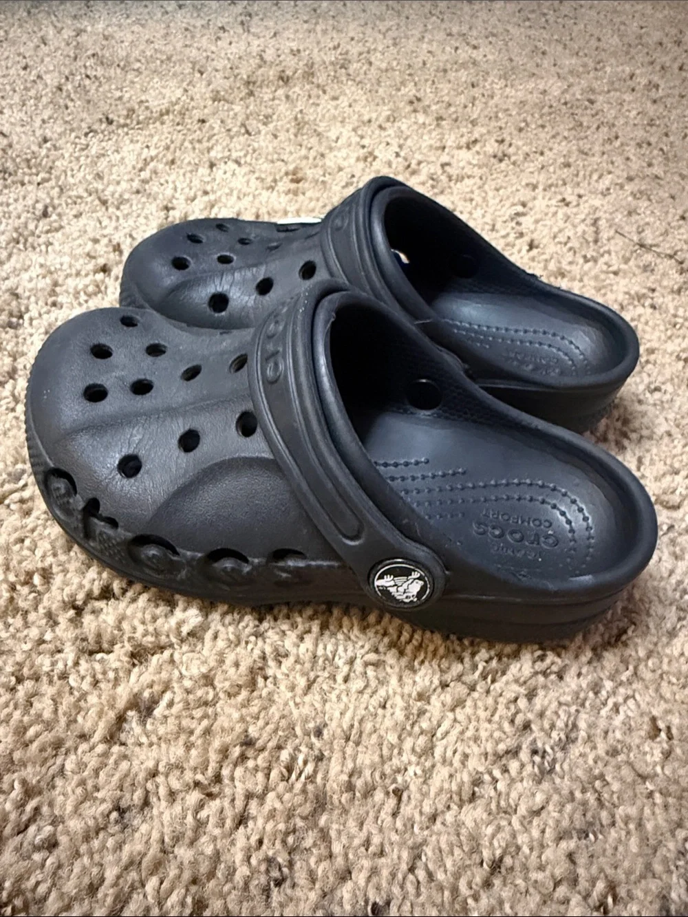CROCS Kids Black Classic Clog Sandals